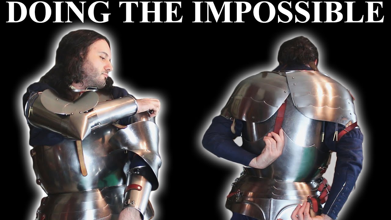 Is It REALLY Impossible To Put On Plate Armour On Your Own?