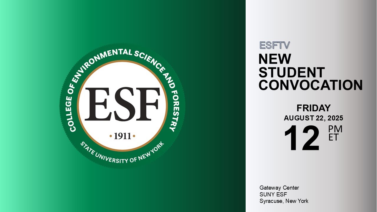 2025 ESF New Student Convocation
