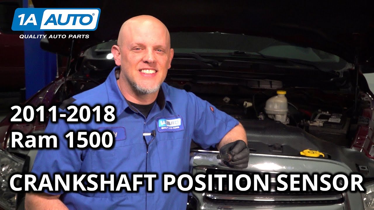 Как заменить датчик положения коленчатого вала на Ram 1500 3.6L V6 2011-2018