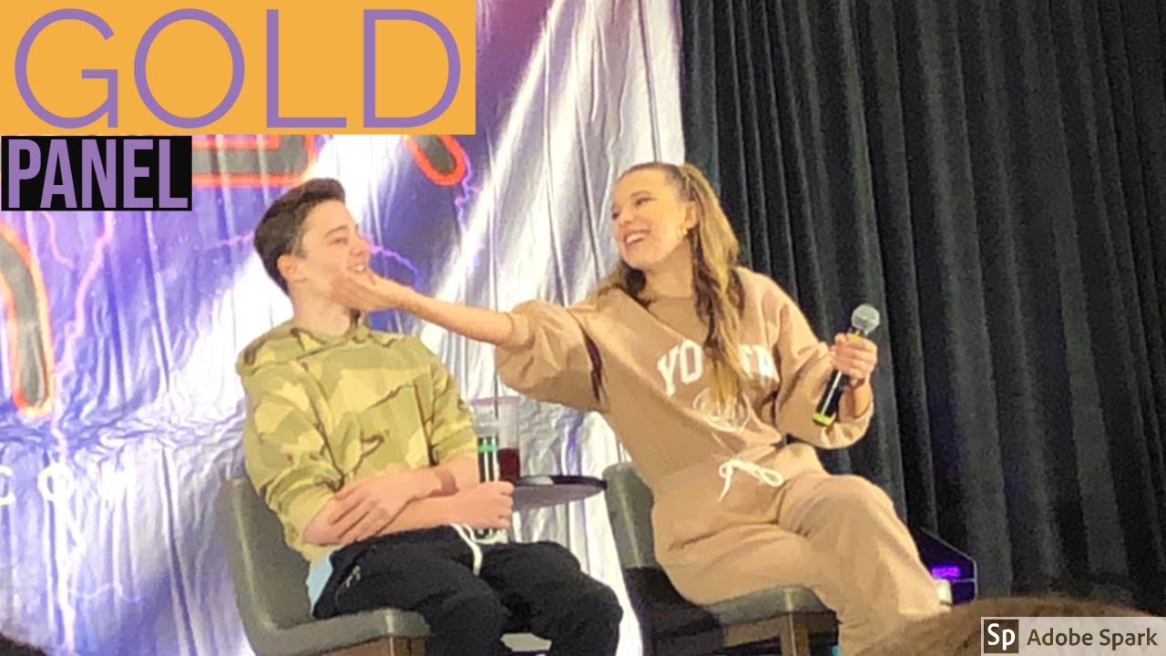 Millie Bobby Brown & Noah Schnapp GOLD PANEL| Stranger Con 2019
