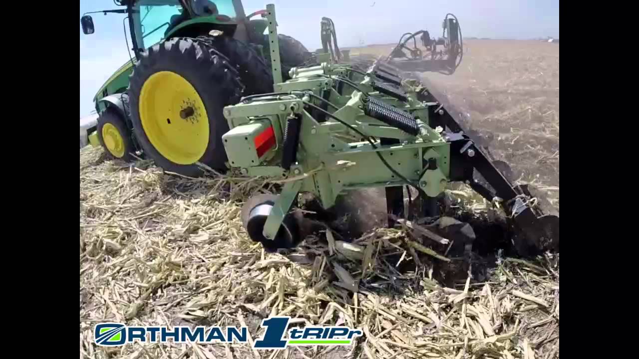 Strip till on the Orthman Research Farm 2014