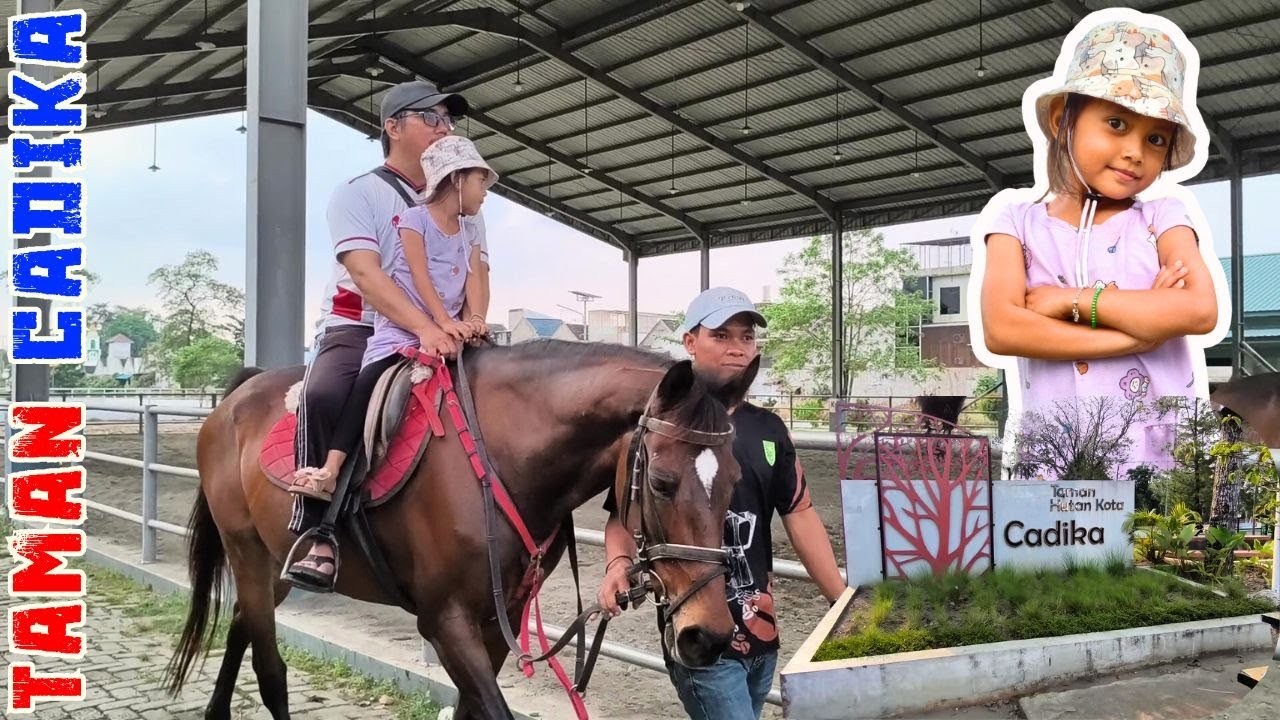 Explore Taman Cadika Medan Johor | Khalisa Naik Kuda, Hutan Kota & Taman Bermain Anak