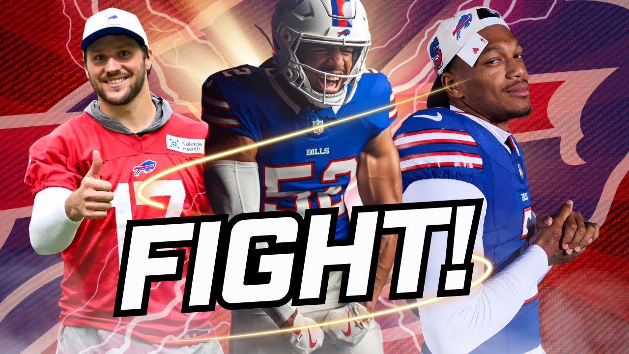 Day 5 of BILLS Camp: FIGHTS, Josh Allen + DJ Moore SHINE and Kaleb Elarms-Orr STANDS OUT
