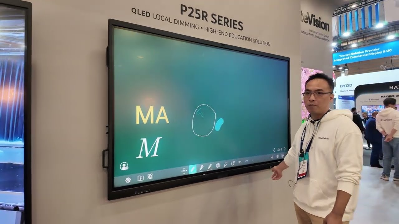 Интерактивные дисплеи HiteVision: EDLA, план развития Android 16, локальное затемнение QLED, NFC-...