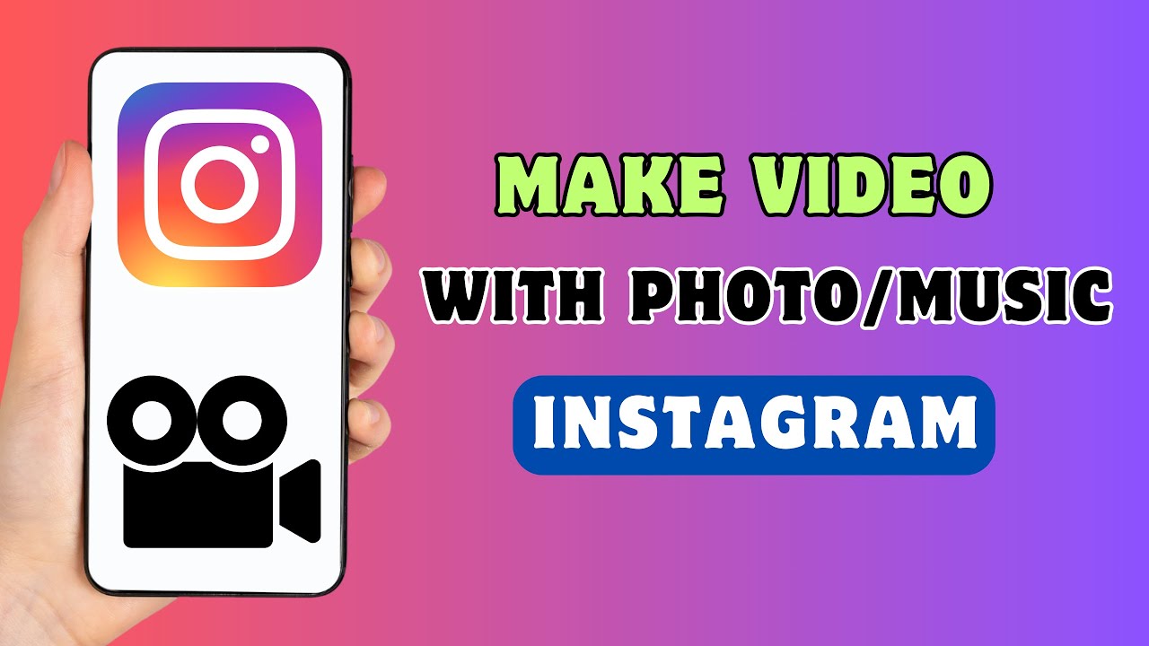 Как сделать фото-видео с музыкой в ​​Instagram | Видео с фото и музыкой