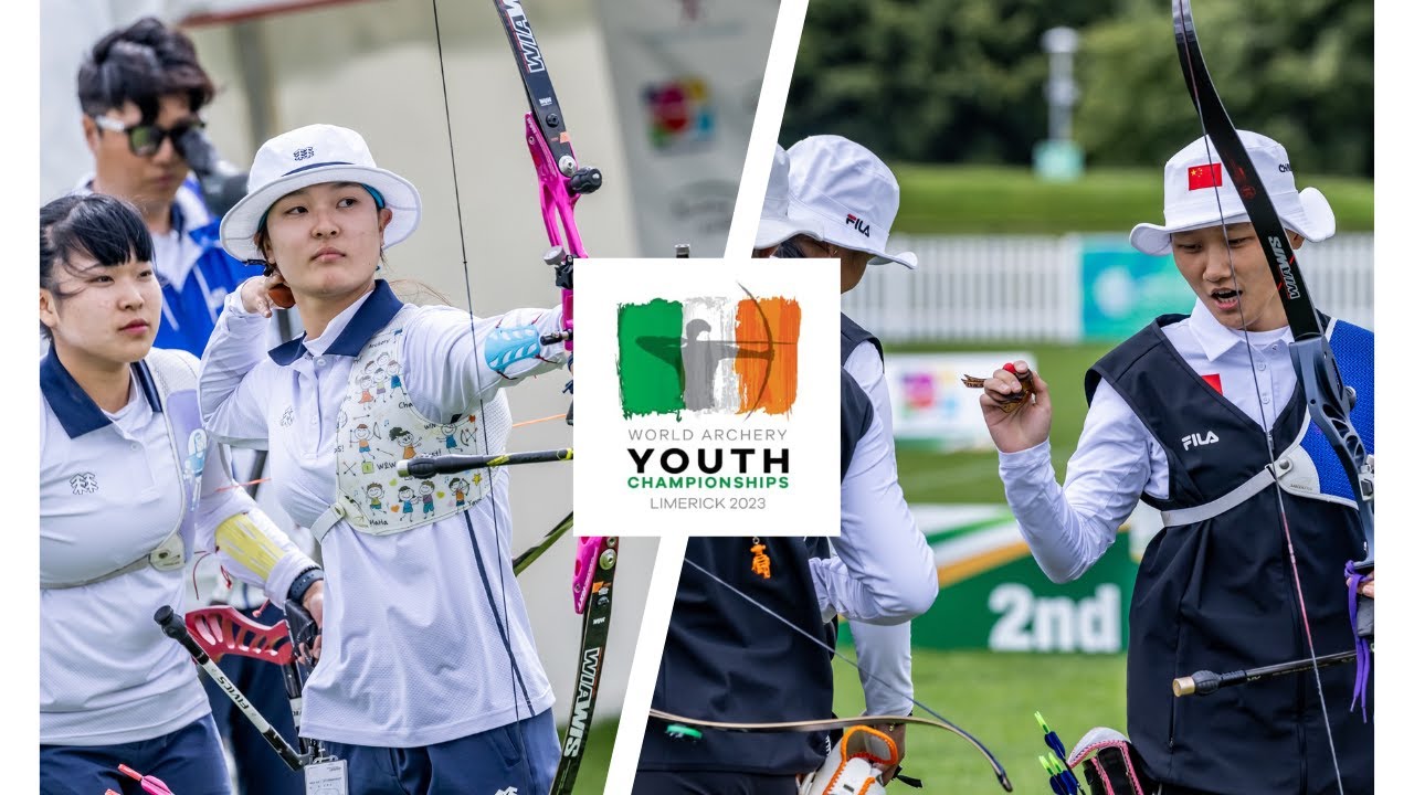 Korea v China – recurve U18 women team gold | Limerick 2023 World Archery Youth Championships
