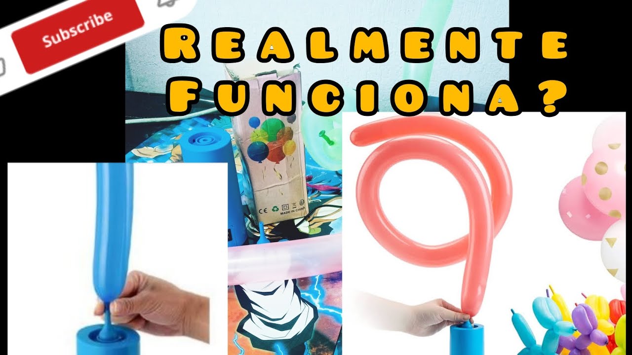bomba eléctrica para globos salchicha.