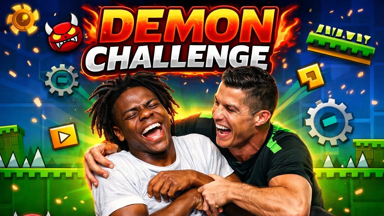 geometry dash ale Ronaldo na mě sahá 