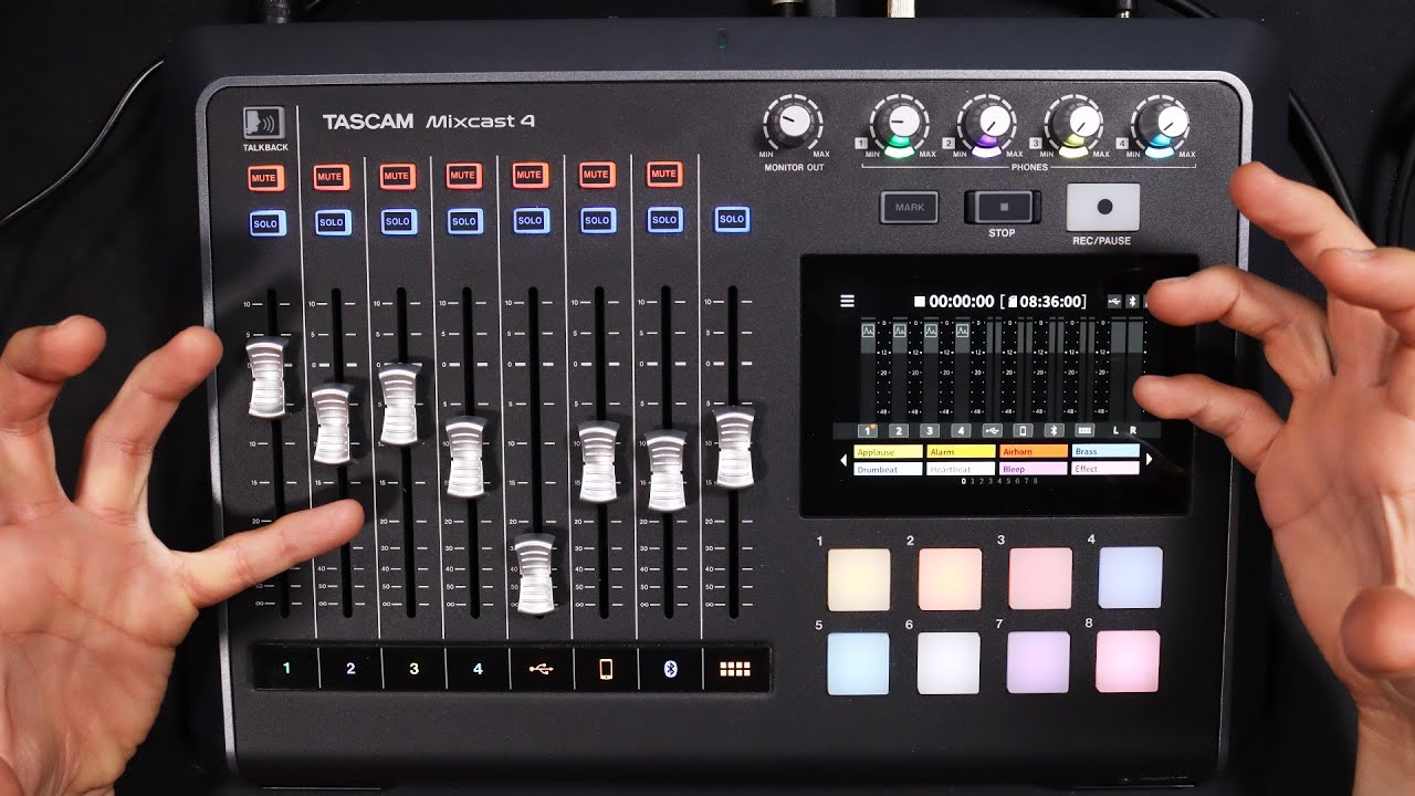 Tascam Mixcast 4 Missing a Monitor Mix?