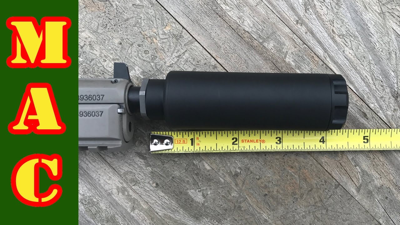 The smallest 9mm silencer I've seen - Thompson Machine Poseidon