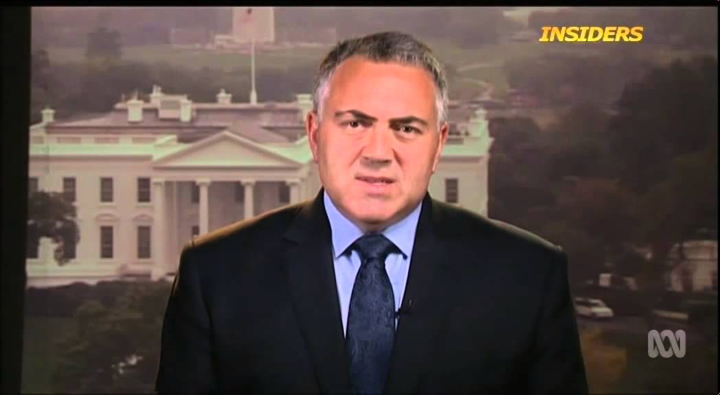 Joe Hockey Interview with Barrie Cassidy, Insiders