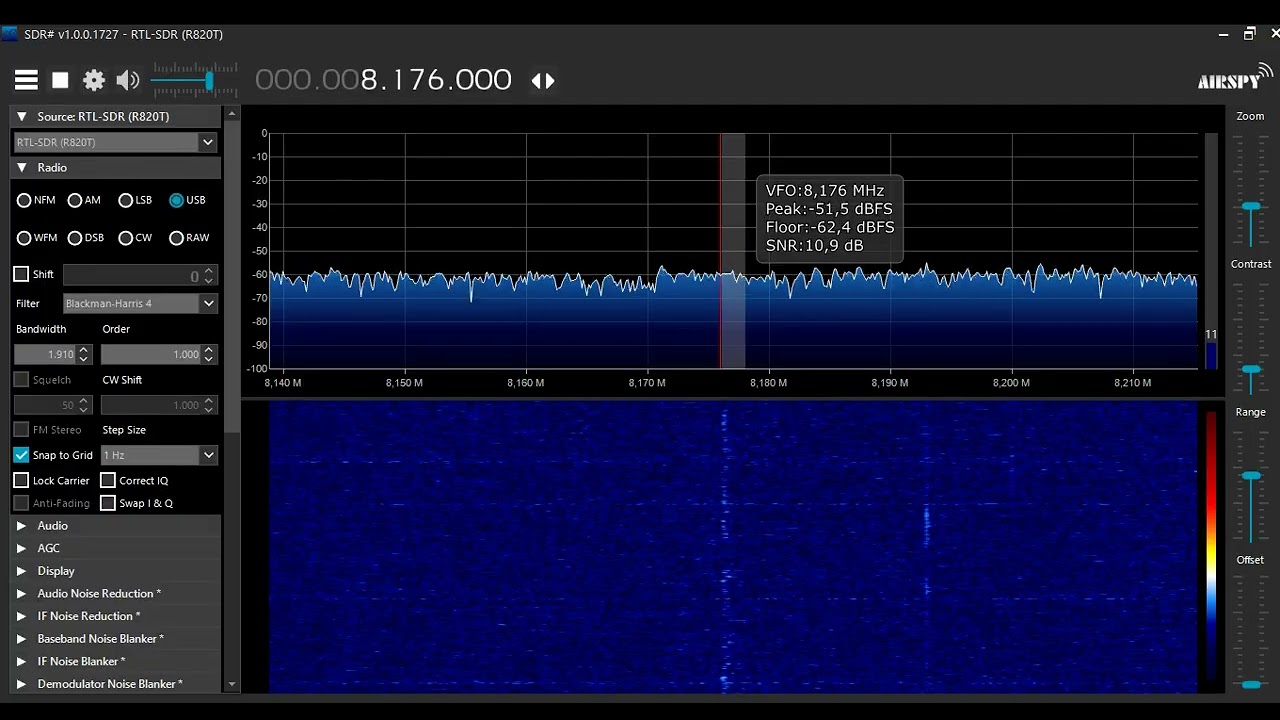 HF Marine Voice Broadcasts Freq. 8.176 Mhz