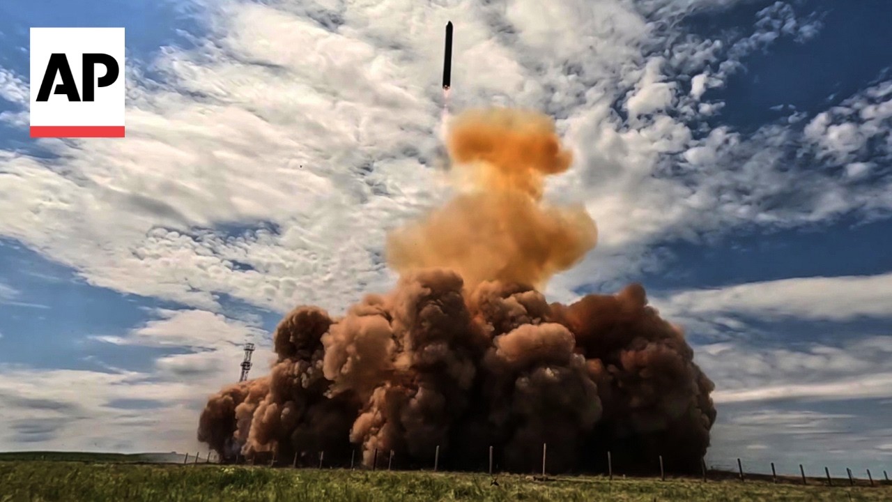 Russia test launches a new ballistic missile Putin calls world's 'most powerful'