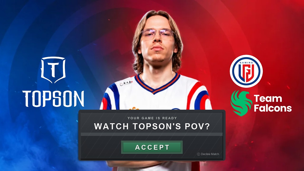 Topson Is Back On TI ( Topson POV - TI 2026 - LGD - FALCONS Game 1 - Full Game)
