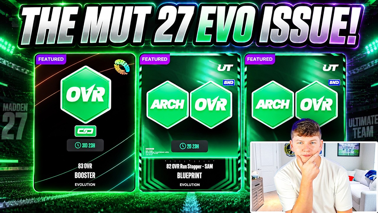 У MADDEN 27 СЕРЬЕЗНЫЕ ПРОБЛЕМЫ С EVO!