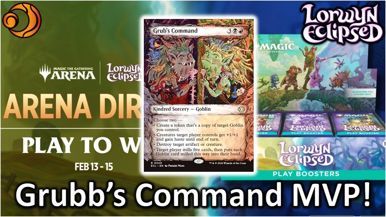 Grrubbs Command is the MVP of this Run! - Lorwyn Eclipsed Arena Direct Play Boosters