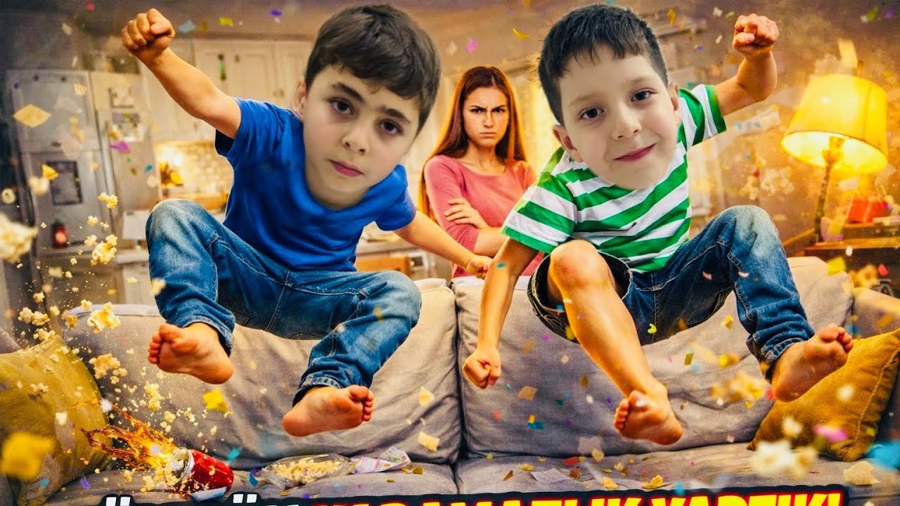 BURAK VE ARKADAŞI YARAMAZLIK YAPTI😳 KOMŞU ARADI😱