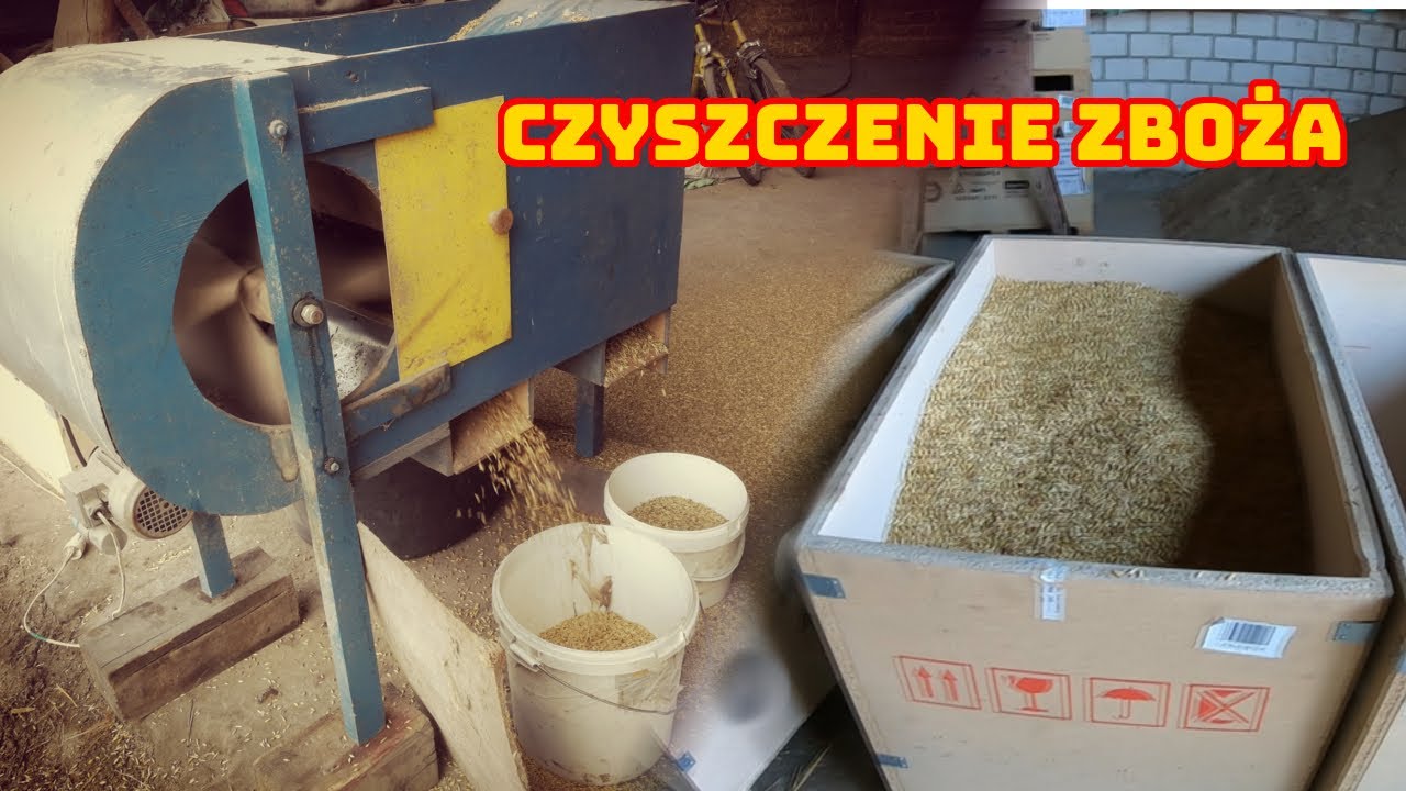 Przygotowania do siewu ☆ Wiosna 2021 ☆ Elektryczny młynek do czyszczenia zboża #46