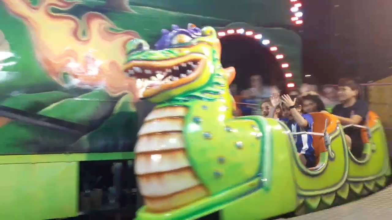Tren de la bruja 🧙‍♀️ o Dragón 🐉 Rey en las fiestas de los Rosales