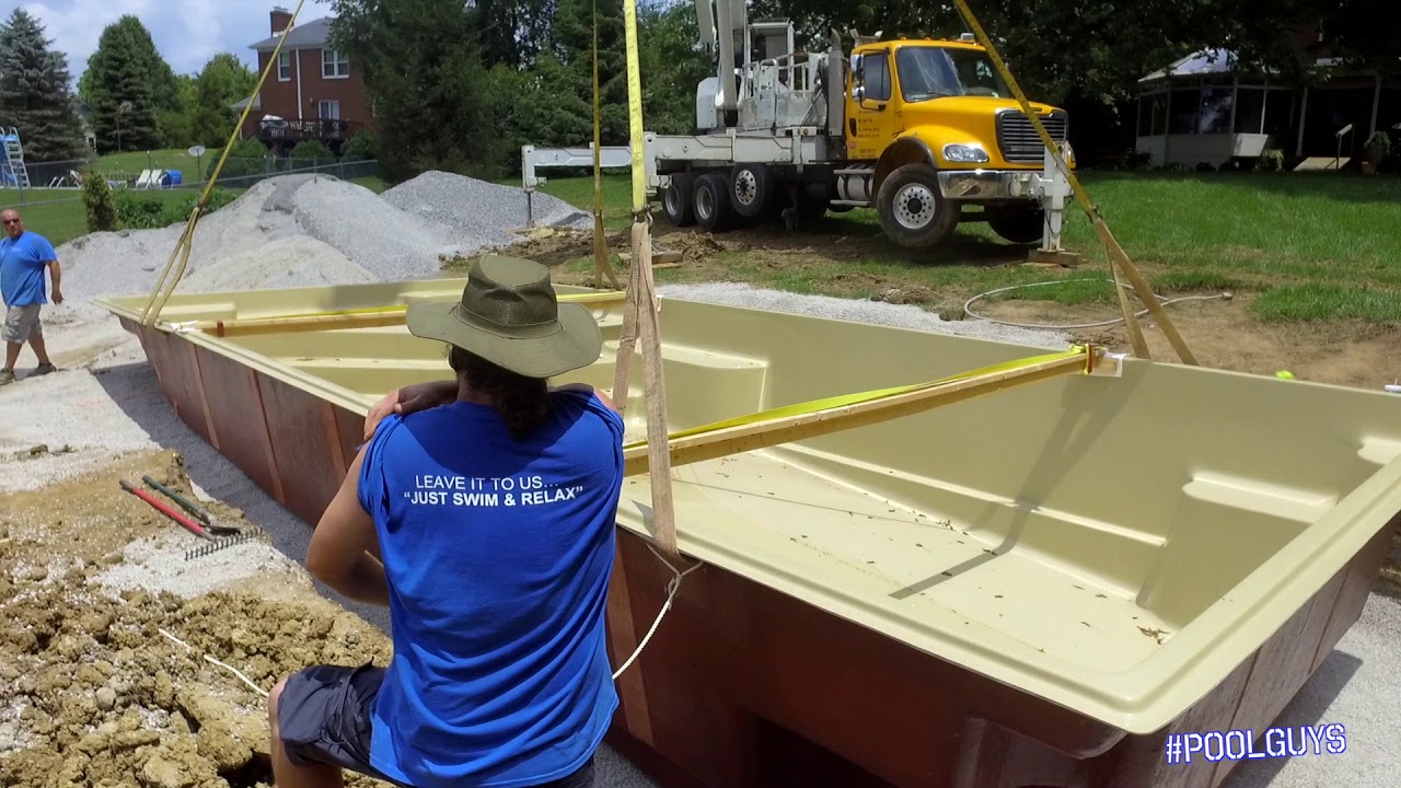 Fiberglass Pool Installation | Thursday Pools | Aspen Model | Part 2 | #PoolGuys