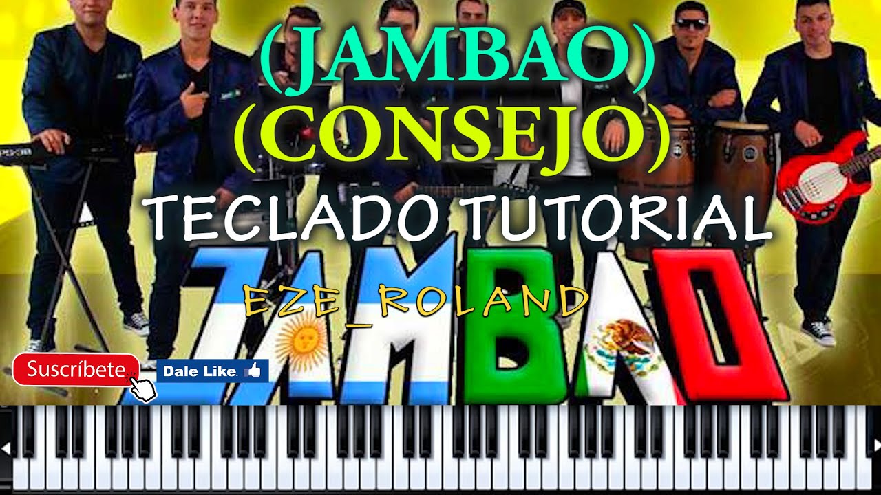 GRUPO JAMBAO (CONSEJO) TECLADO TUTORIAL, CUMBIA