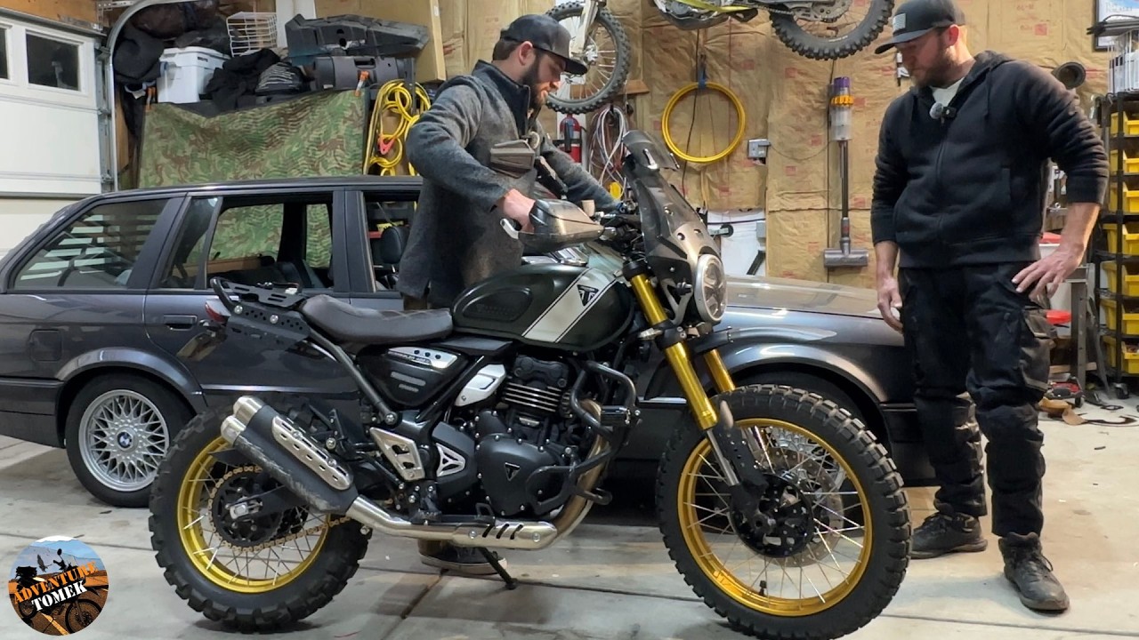 Обменял свой IBEX 450 на улучшенный Triumph 400X Scrambler! | Тест-драйв-обмен велосипеда