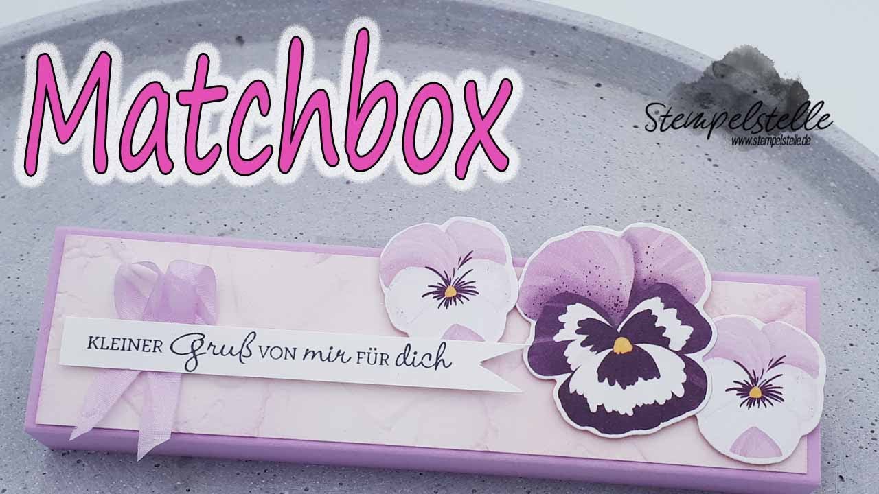 Matchbox Stiefmütterchen #stampinup