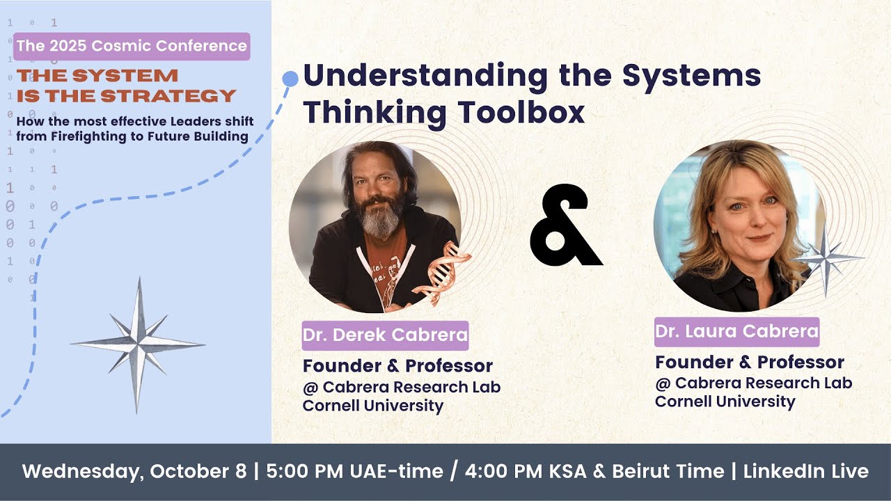 Understanding the Systems Thinking Toolbox with Drs  Derek & Laura Cabrera