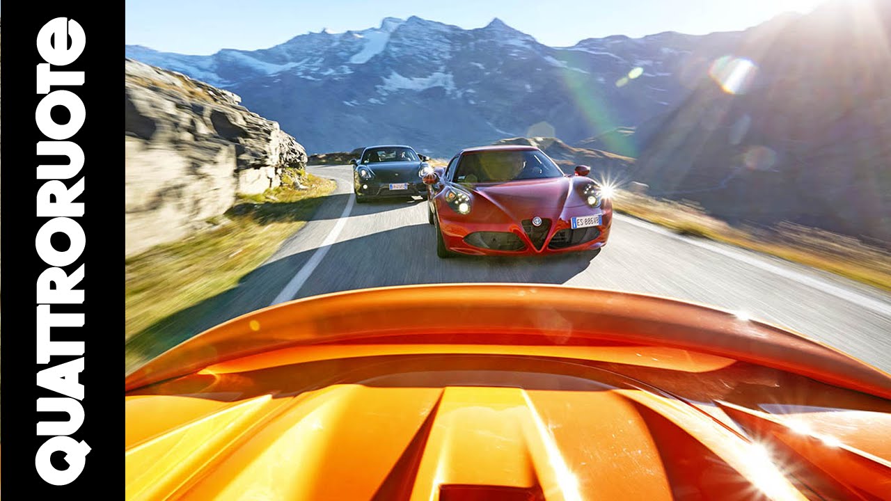 Alfa 4C vs Lotus Elise S vs Porsche Cayman