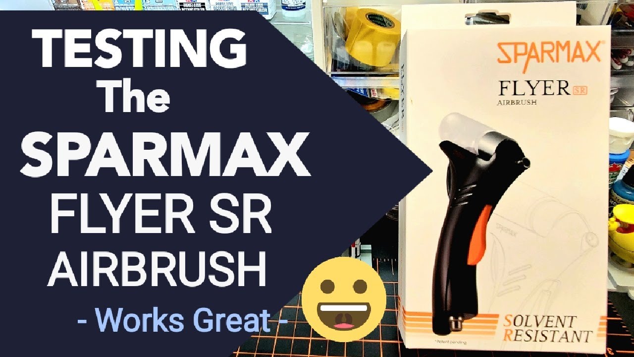 Scale Model Tips - Testing The Sparmax Flyer SR Airbrush - Awesome Results - Simple To Use