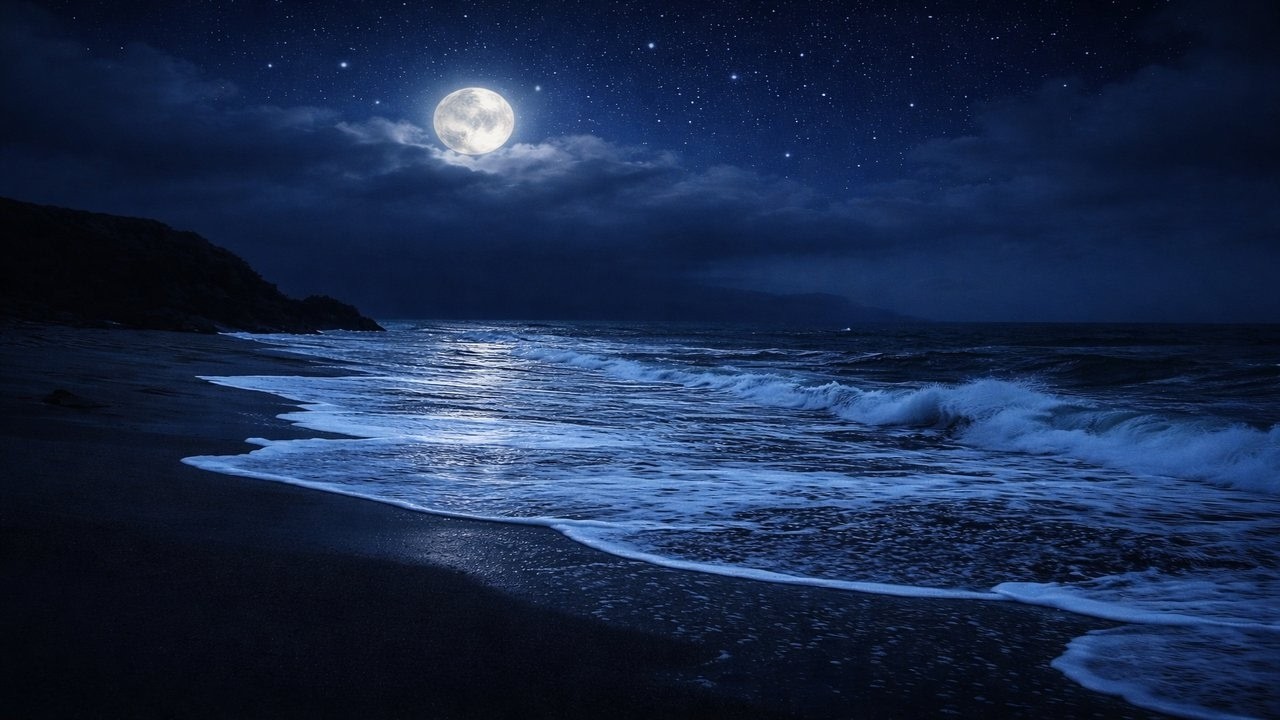 🔴 Sleep For 24 Hours Straight, High Quality Stereo Ocean Sounds Of Rolling Waves For Deep Sleeping