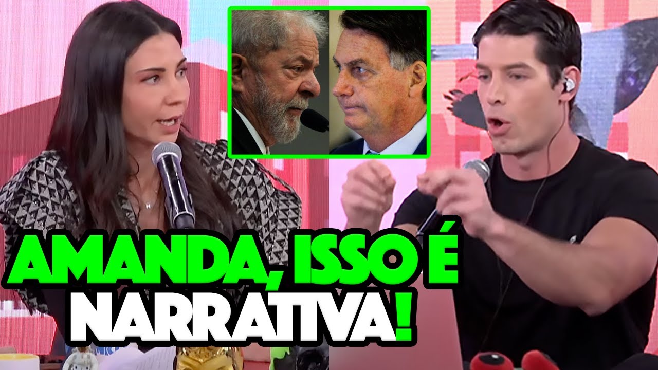 MARCO ANT&Ocirc;NIO E AMANDA KLEIN DISCUTEM NO P&Acirc;NICO SOBRE LULA E BOLSONARO | #201