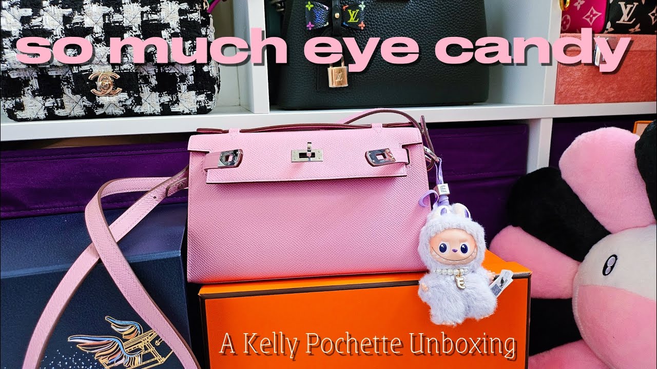 СТОЛЬКО ВОСХИТИТЕЛЬНЫХ ВЕЩЕЙ!! 👀🍬 РАСПАКОВКА СУМКИ HERMES KELLY POCHETTE, И ЧТО В НЕЙ РАЗМЕЩАЕТСЯ...