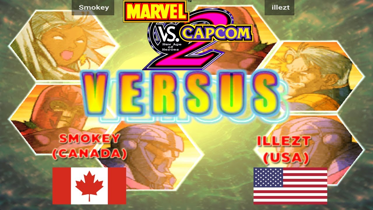 Marvel vs. Capcom 2 Online - Smokey (CAN) vs. illezt (USA)