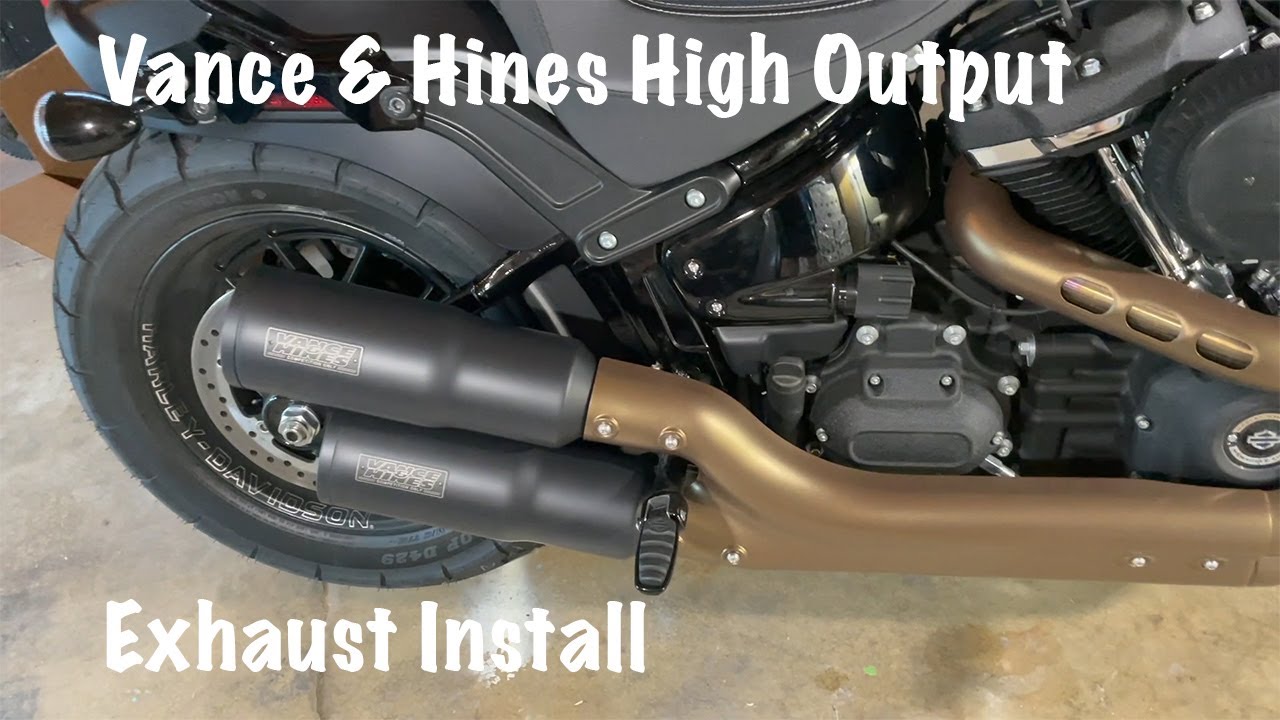 Vance and Hines High Output Exhaust Install