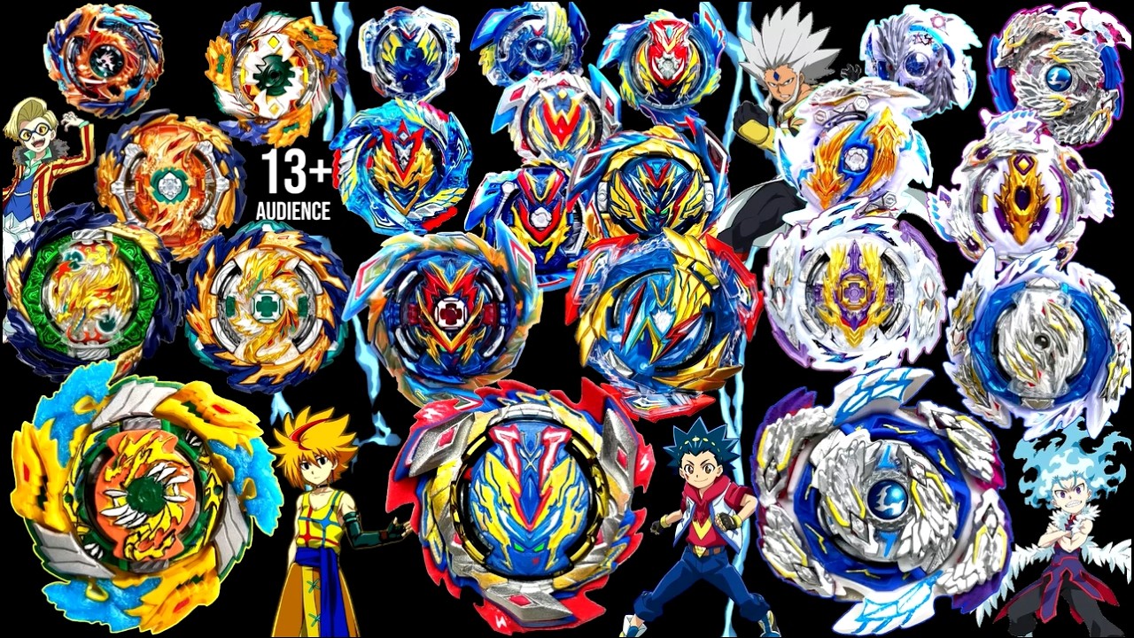 EPIC TRIPLE EVOLUTION BATTLE: ALL FAFNIR vs ALL VALKYRIE vs ALL LONGINUS -Beyblade Burst BU Ultimate