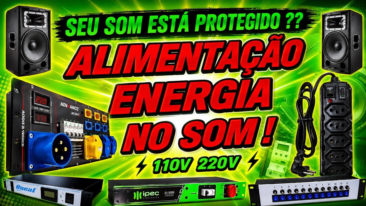 PROTEJA SEU SOM COM ESSAS DICAS - ENERGIA ALIMENTAÇÃO RÉGUA DE ENERGIA MAIN POWER FILTRO DE LINHA