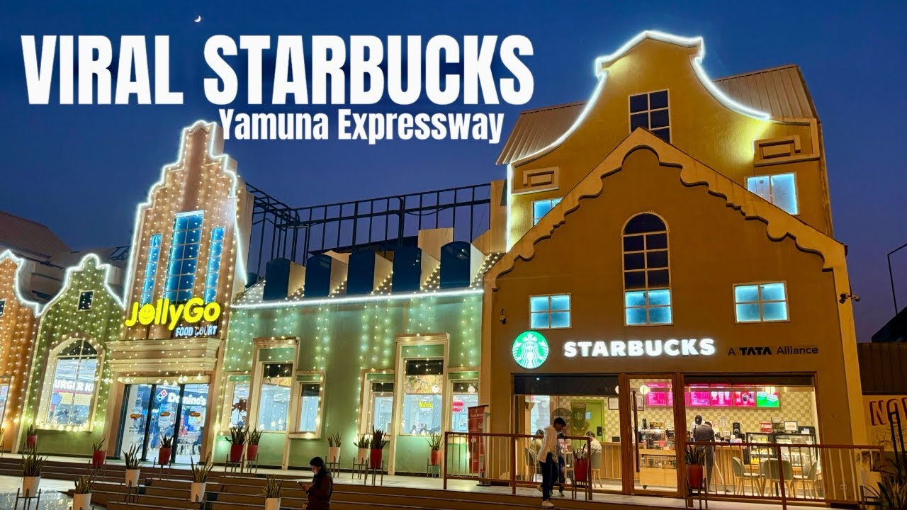 The Viral Starbucks on Yamuna Expressway – Why Everyone Stops Here!