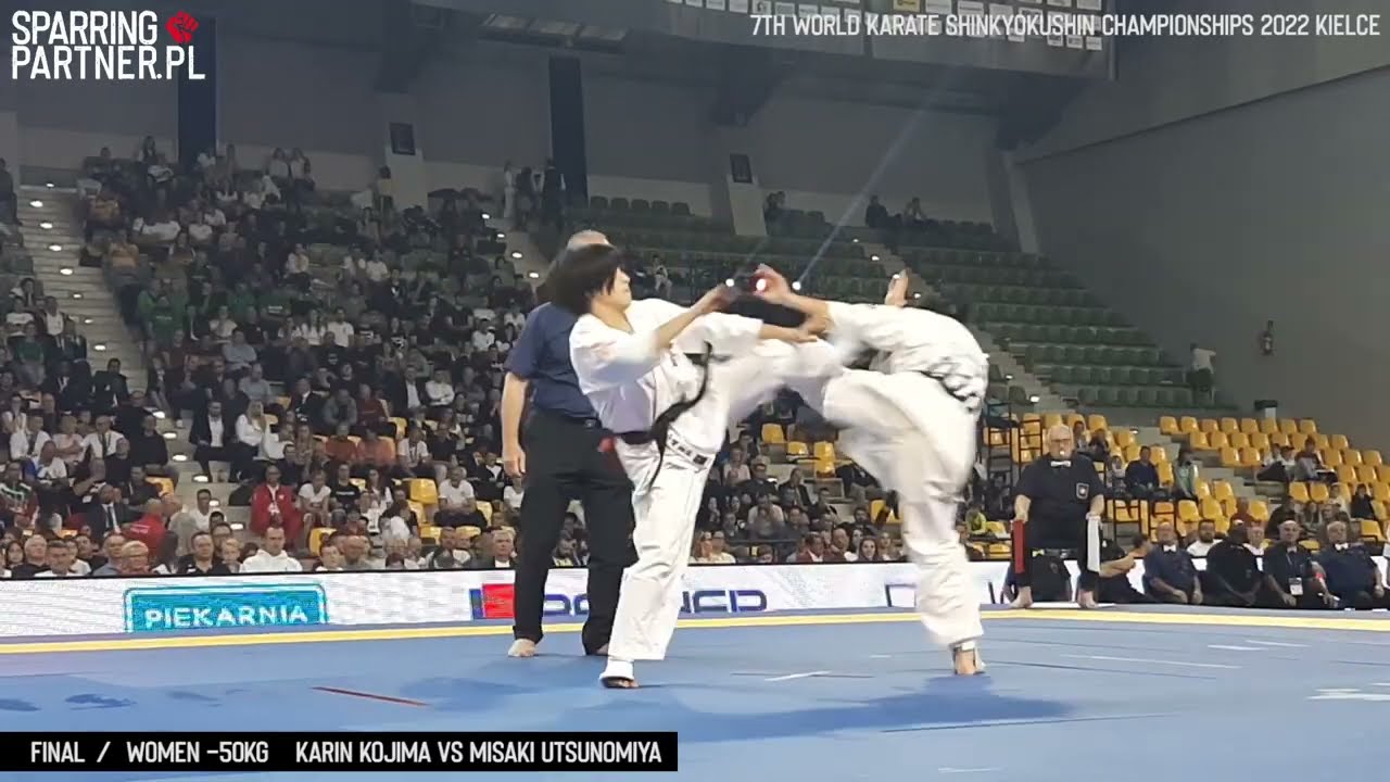 Karin Kojima vs Misaki Utsunomiya final -50kg | 7th World Karate Shinkyokushin Championships 2022