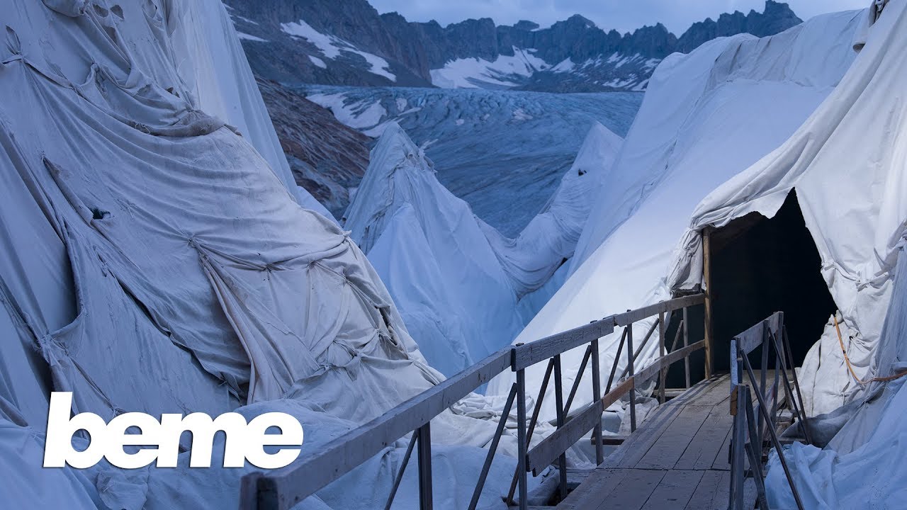People are trying to save a melting glacier