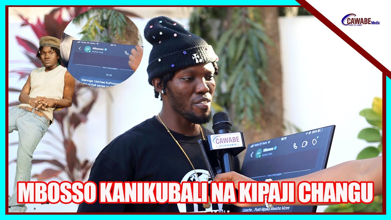 MBOSSO ANYOOSHA MIKONO KWA UCHO GUN ''WEWE NI ZAIDI YA SUPASTAA ''