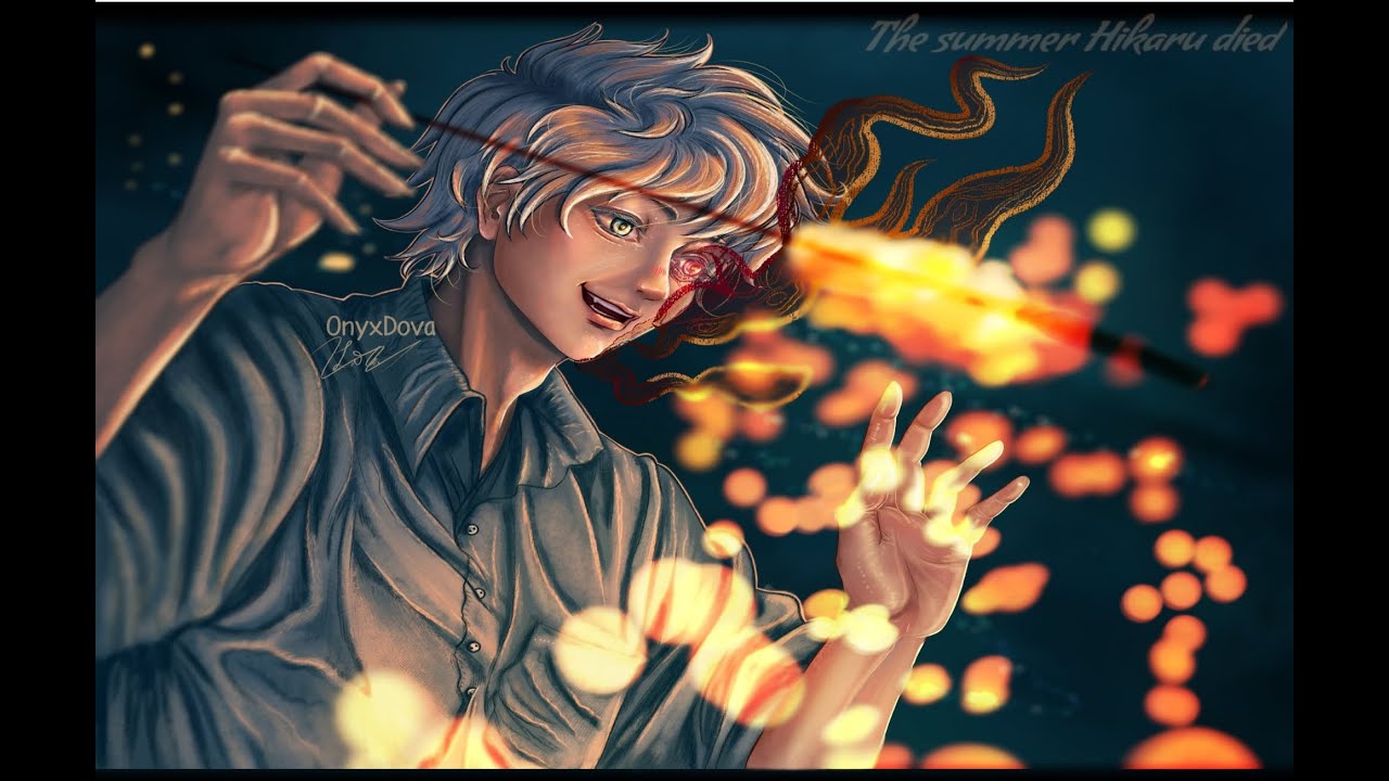 The summer Hikaru died Fanart speed drawing digitally