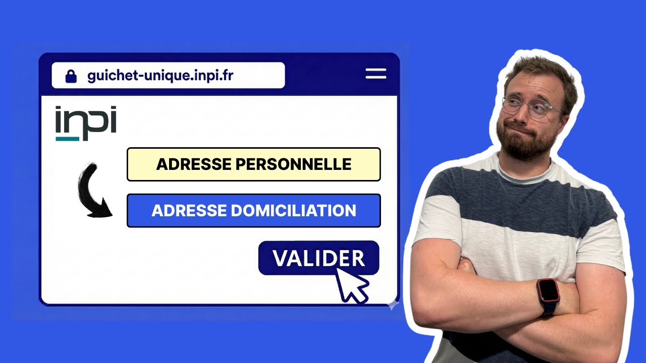 Déclare ta domiciliation commerciale à l'INPI (LegalPlace, SeDomicilier, LesTricolores etc.) ✅