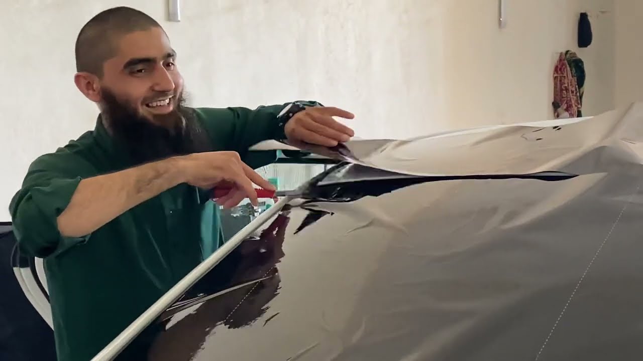 Tonirovka yopishtirish 1-qism Samarqand Urgutdagi ukamizga hunar ulashish.