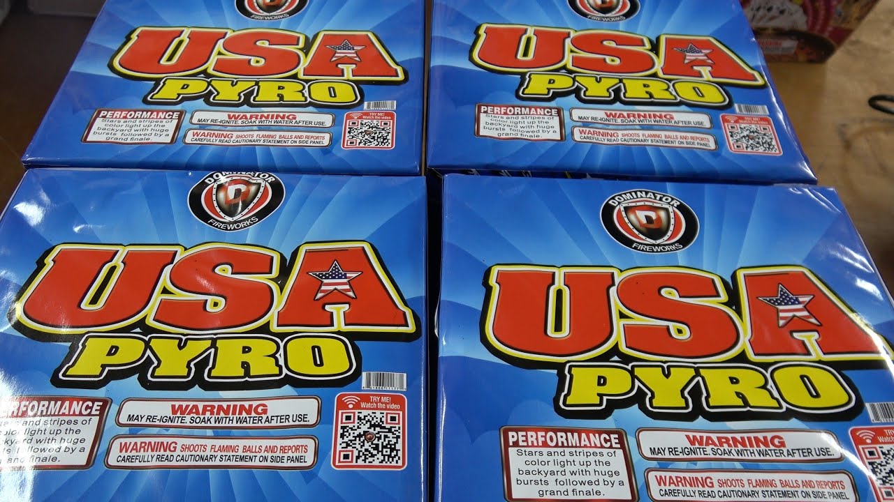 USA Pyro 12 shot 350?? 500?? cake by Dominator it is 8/1 on the pack!