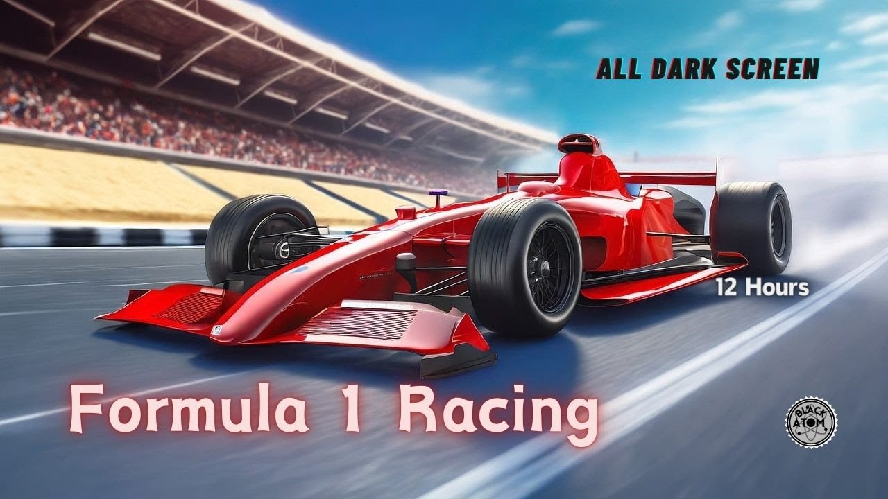 12 Hours of Formula One Racing Sounds for Sleep and Focus | Engine Roar White Noise