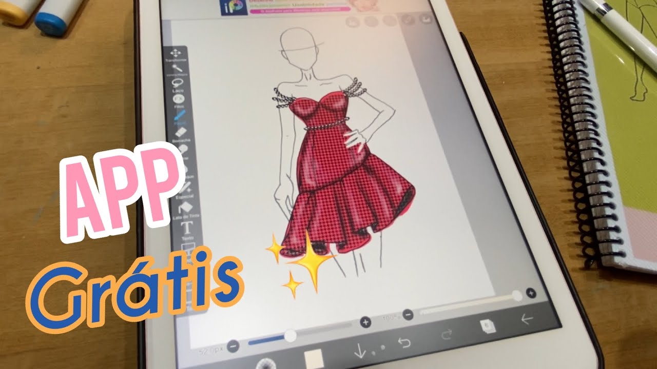 Desenho de Moda em app gratuito #ibispaintx