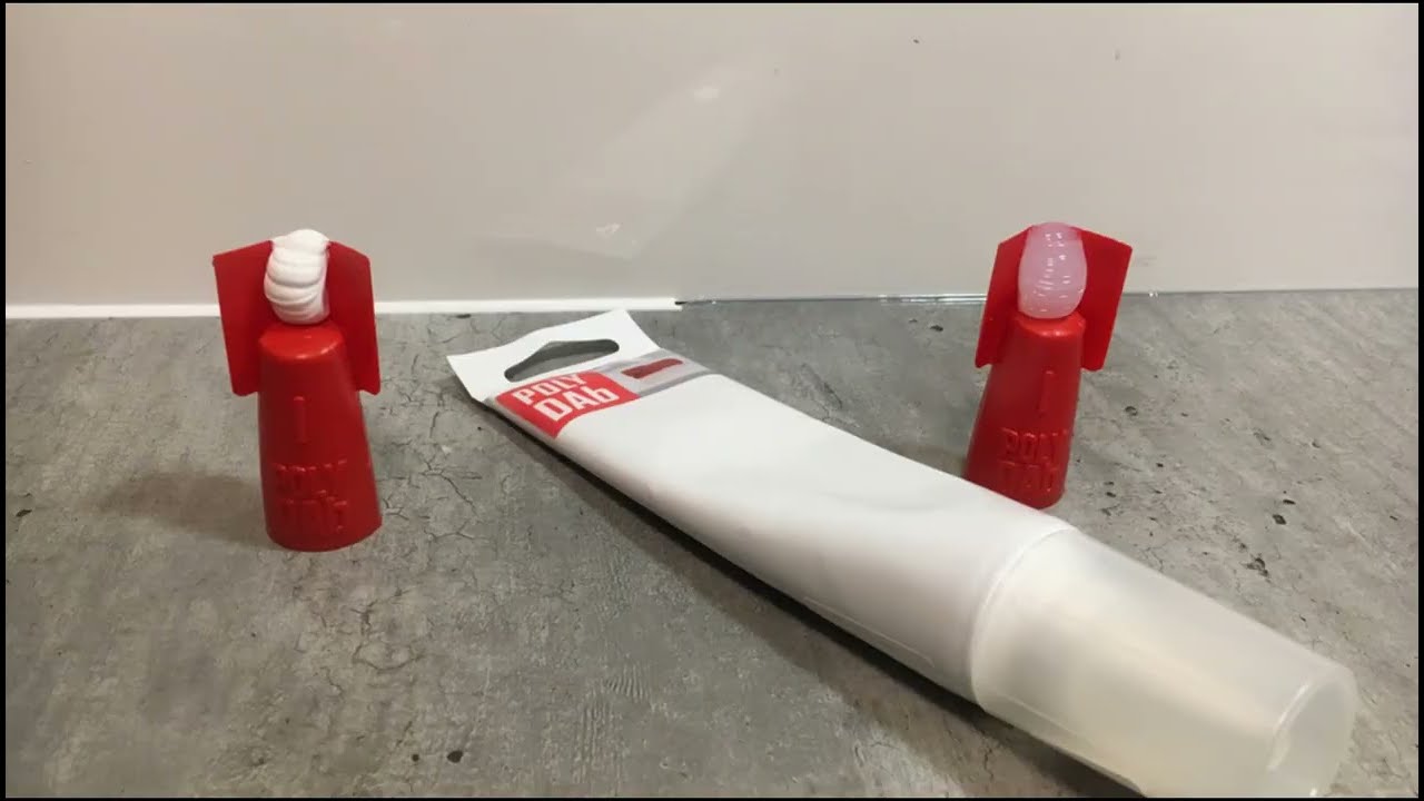 Poly Dab Caulk, Silicone, Caulk,  Finishing Tool