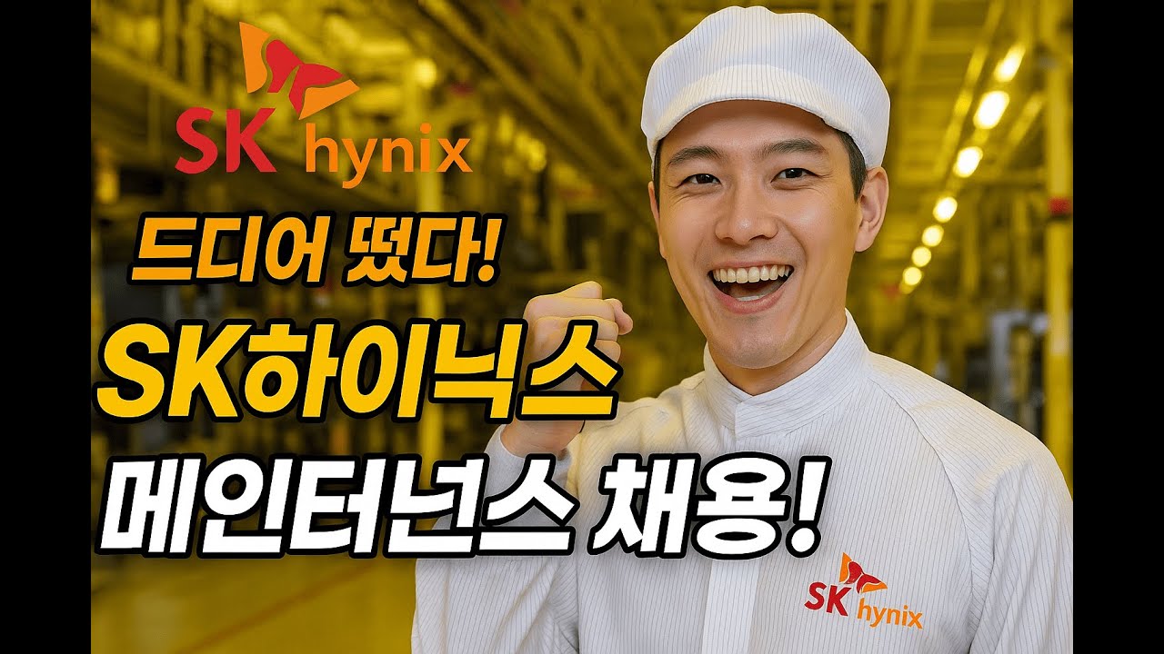 🔥 드디어 떴다! SK하이닉스 메인터넌스 채용 공개