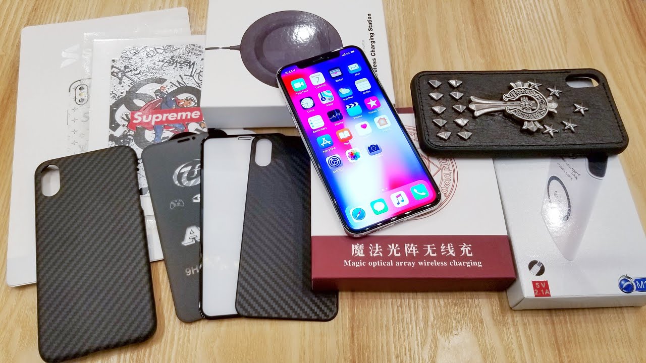 iPhone X Accessories in China Buying & Testing 📱 Supreme Skin 😱😲